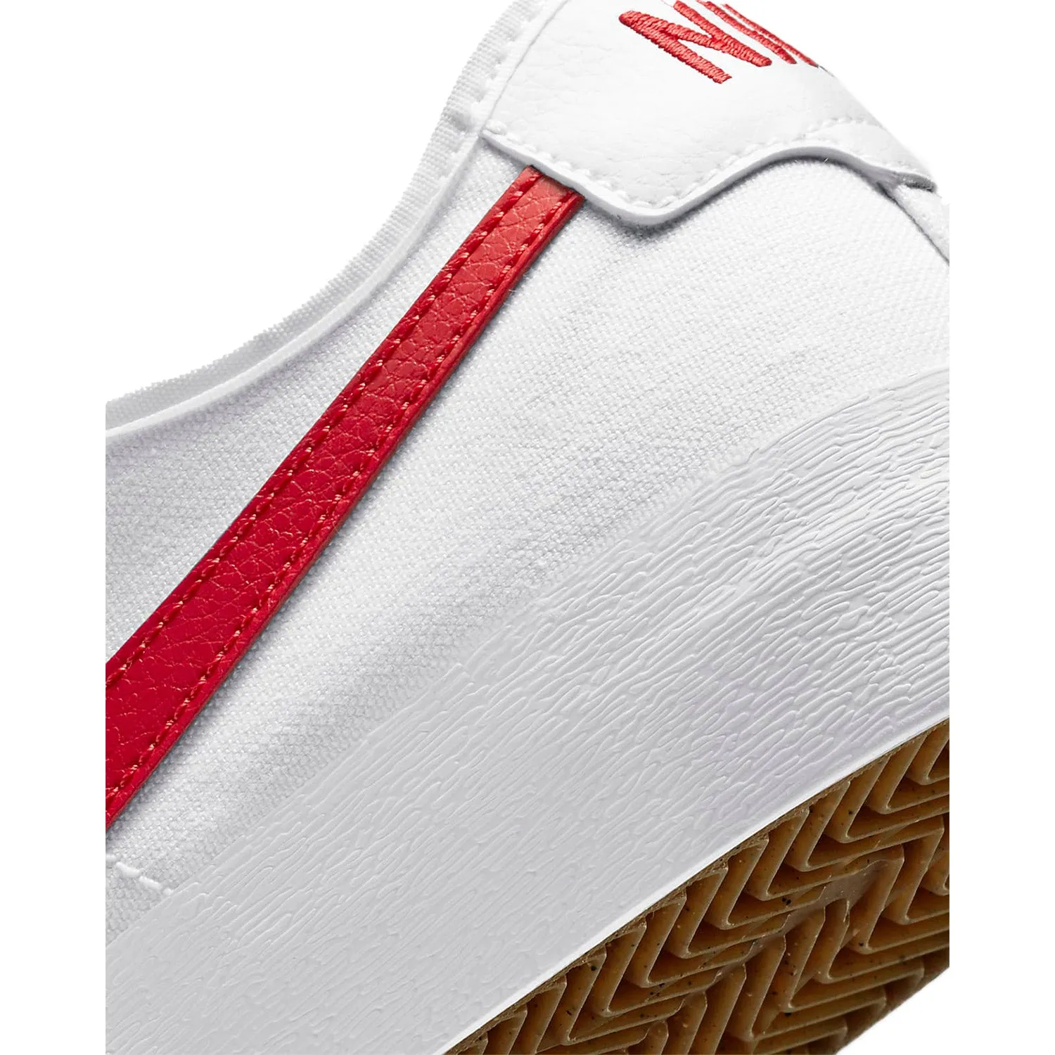 SB BLZR Court Skate Shoe White Univeristy Red