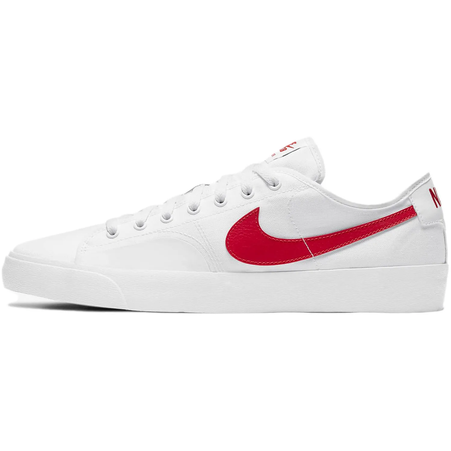 SB BLZR Court Skate Shoe White Univeristy Red