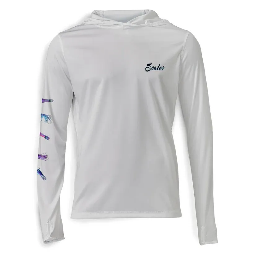 Scales Chasing Skirts Hooded Performance - Grey