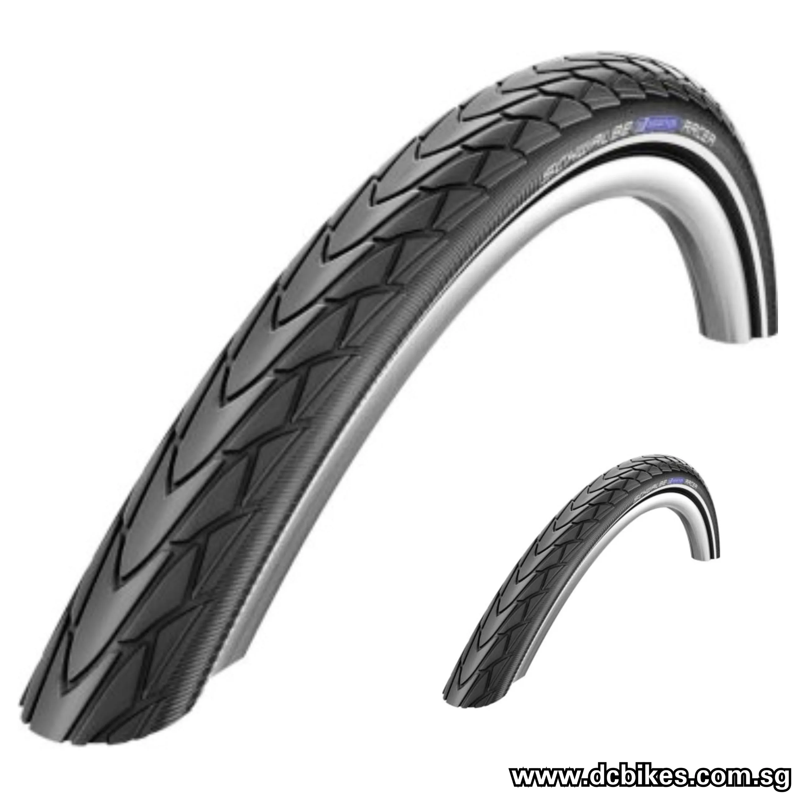 Schwalbe 18 X 1.5 Marathon Racer Performance Touring Wired Reflex Tyres Etrto : 40-355 (1 Tire)