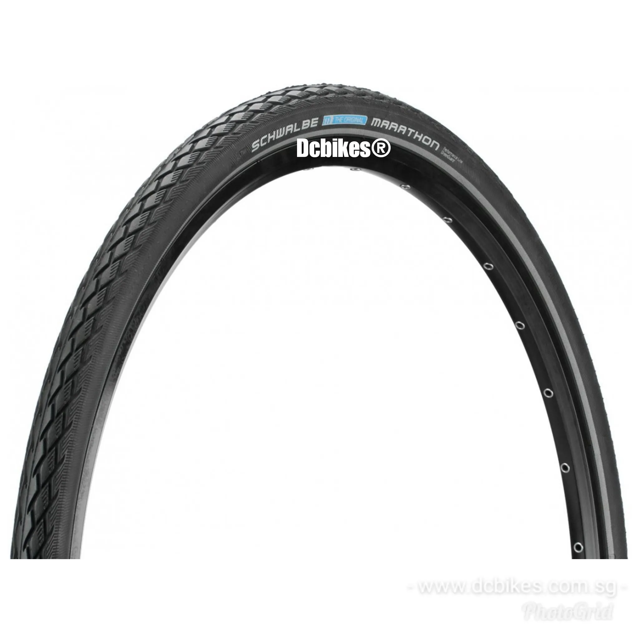 Schwalbe 20 X 1.75 Marathon Twinskin/Plus Green Guard Wired Foldie Touring Tyres Etrto: 47-406 (2 Tires)