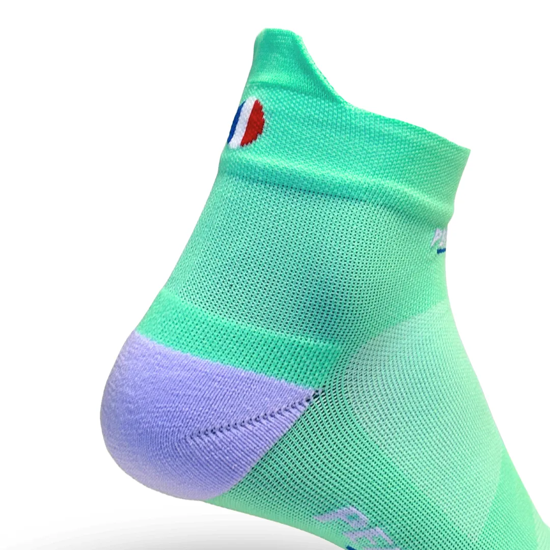 Socquettes de running - La Vert/Lila