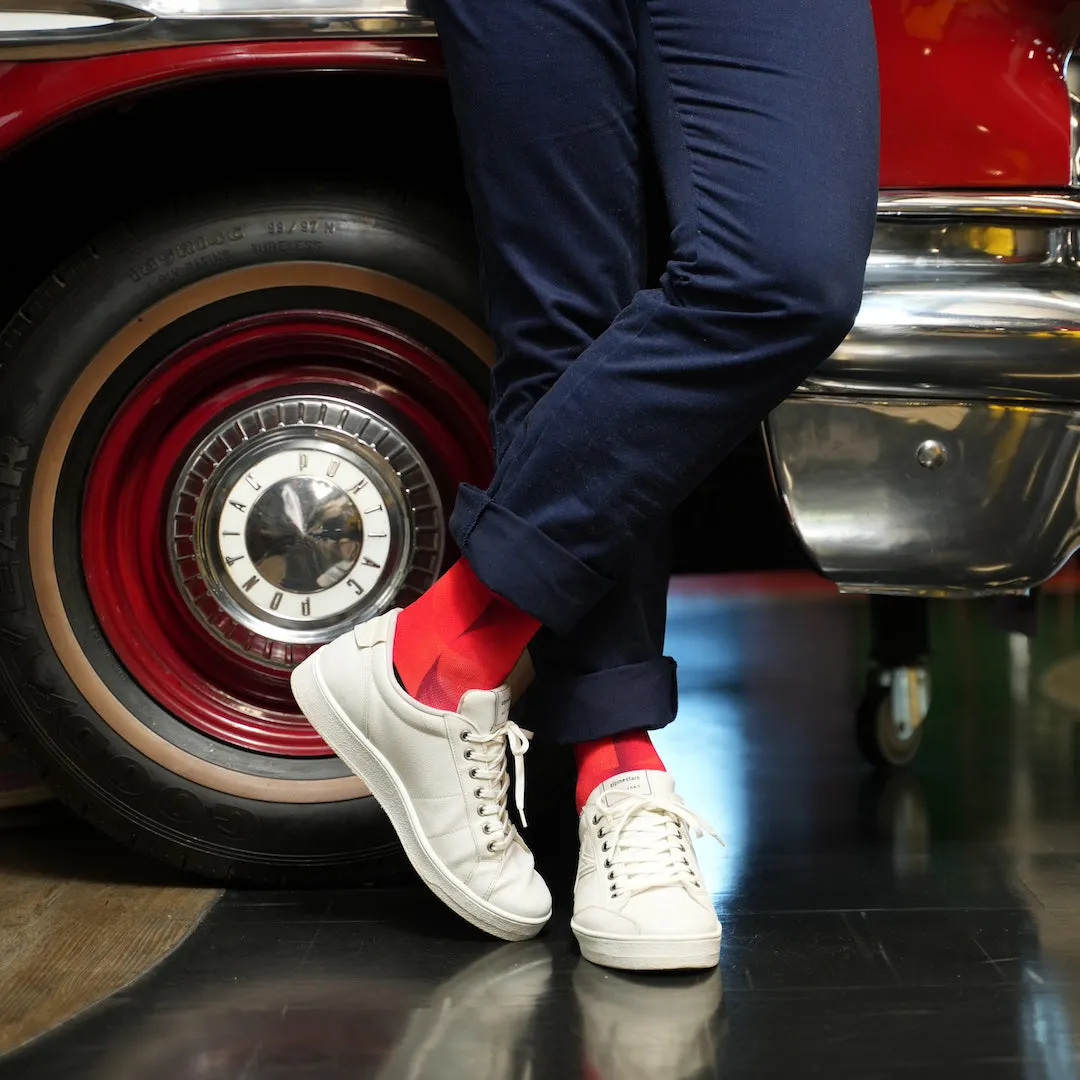 Solid Red Socks
