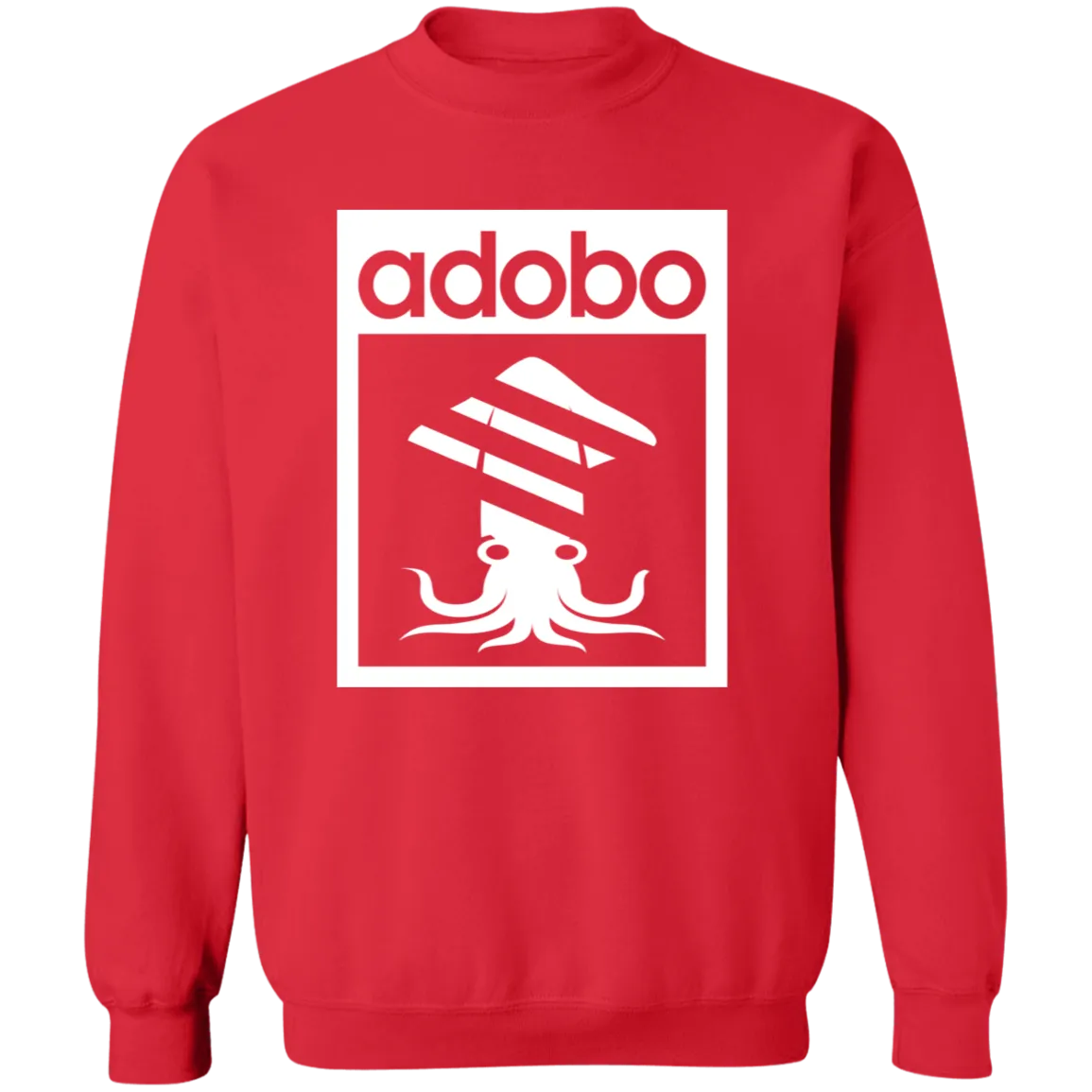 Squid Adobo Unisex Crewneck Pullover Sweatshirt