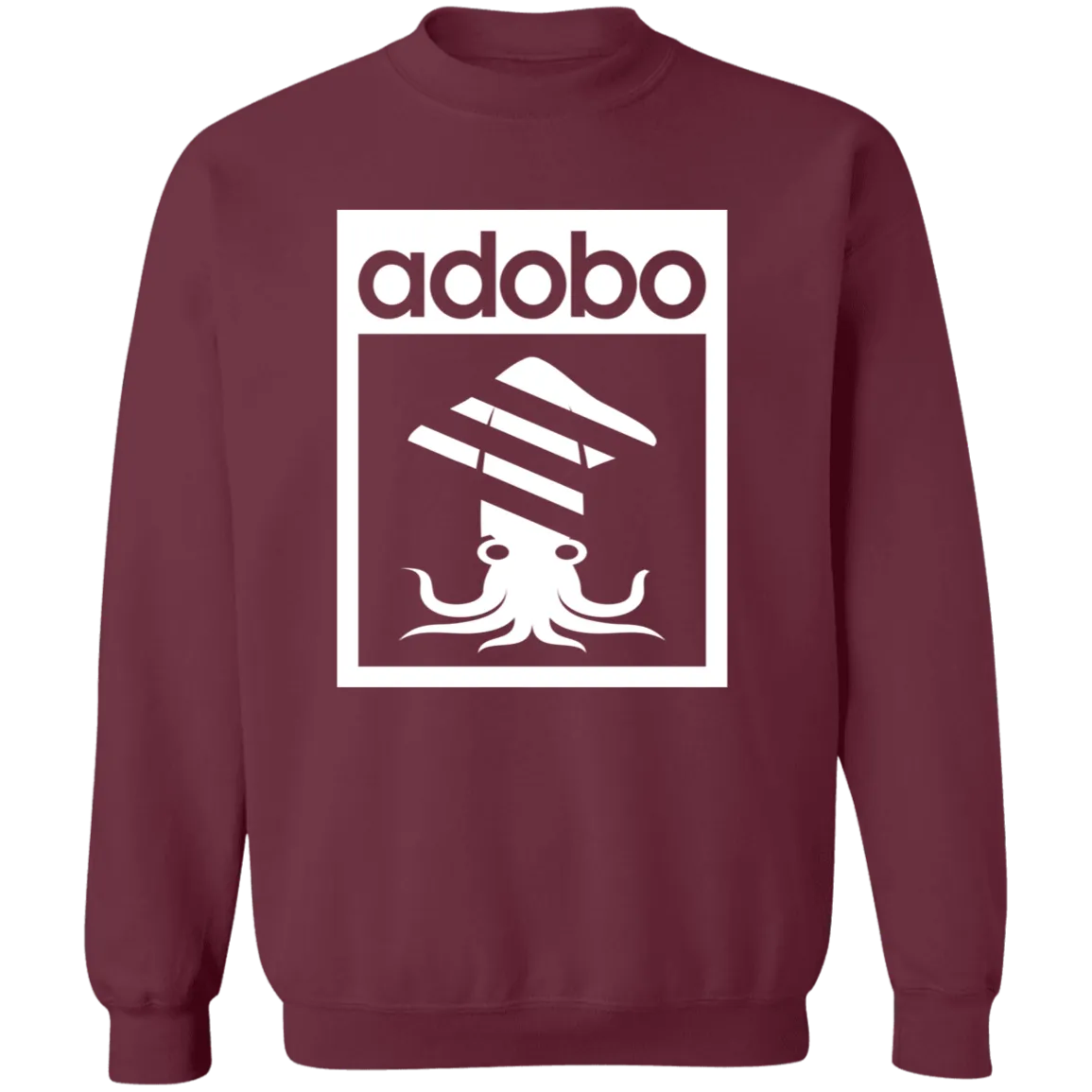Squid Adobo Unisex Crewneck Pullover Sweatshirt