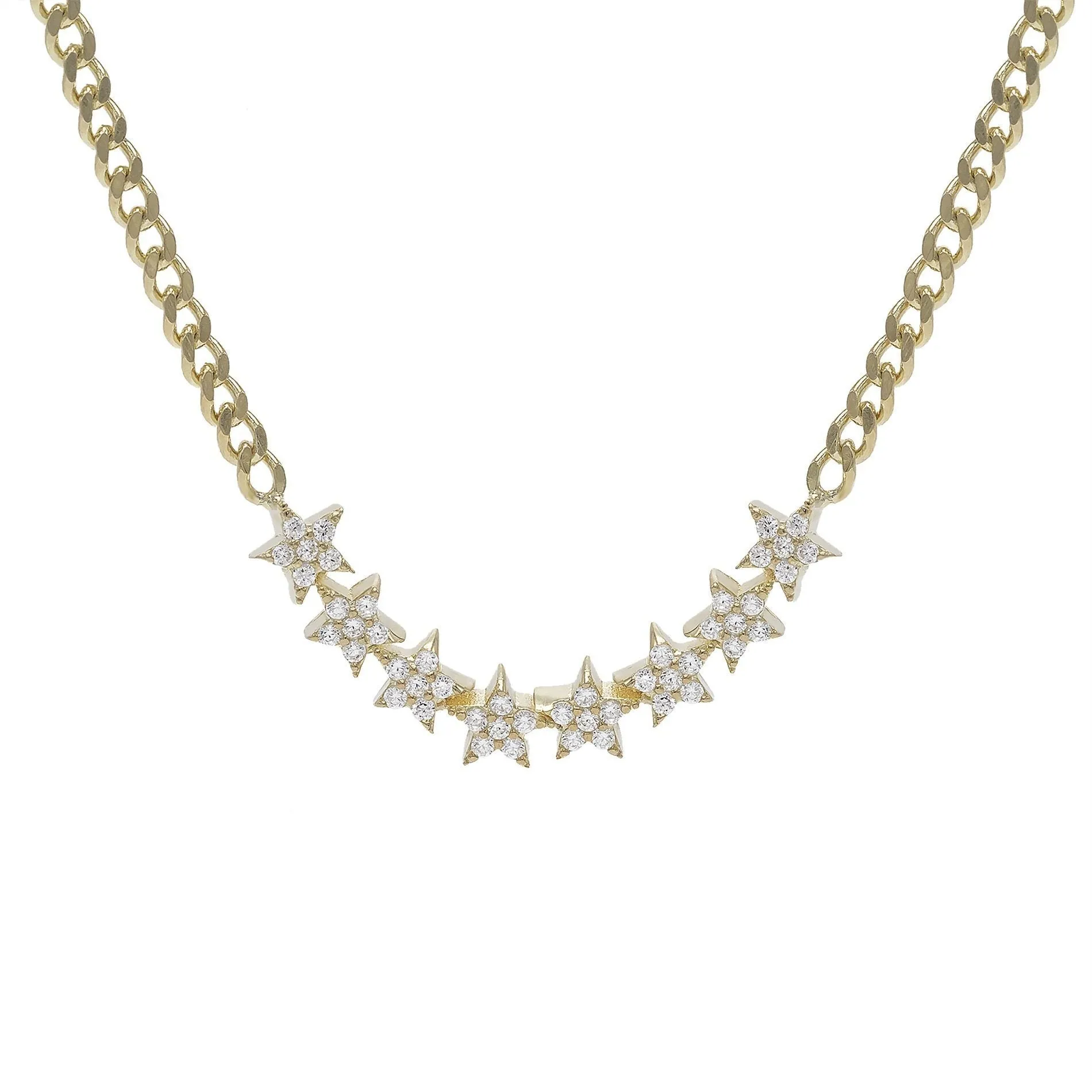 Stars Cuban Chain Choker