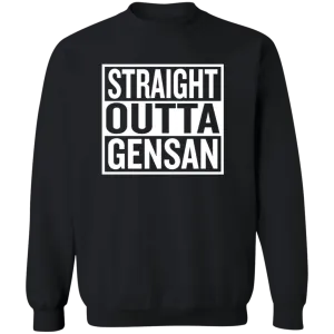 Straight Outta Gensan Unisex Crewneck Pullover Sweatshirt