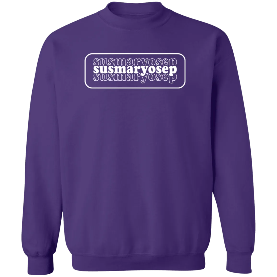 Susmaryosep Unisex Crewneck Pullover Sweatshirt