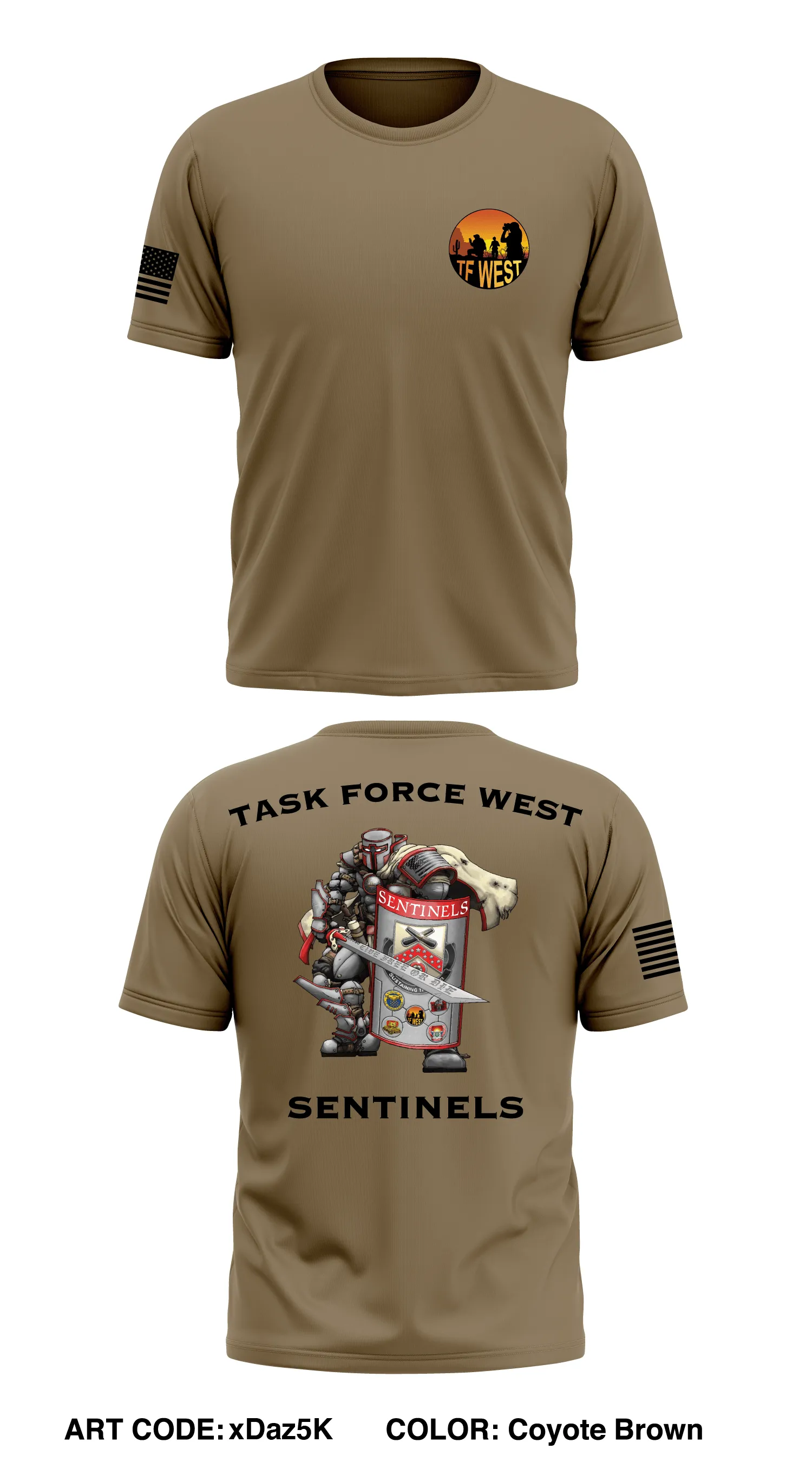 Task Force West Sentinels  Store 1 Core Men's SS Performance Tee - xDaz5K