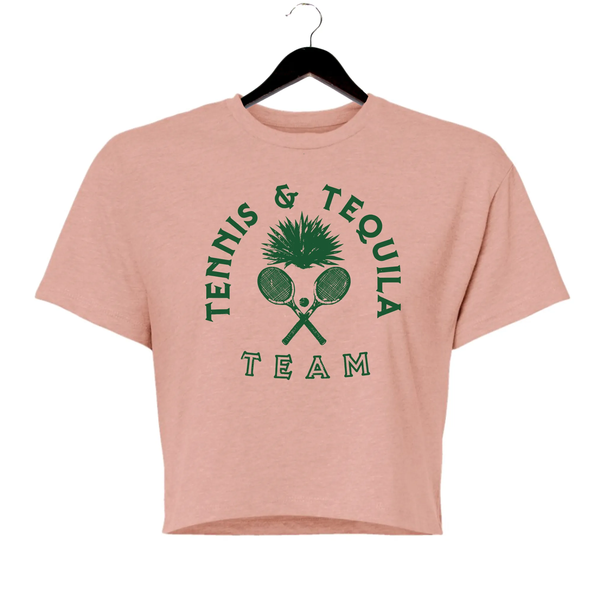 Tennis & Tequila - Women's Cropped Shirt