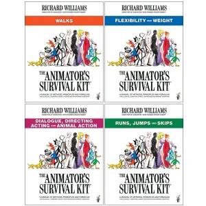 The Animator's Survival Kit Collection 4 Books Set By Richard Williams