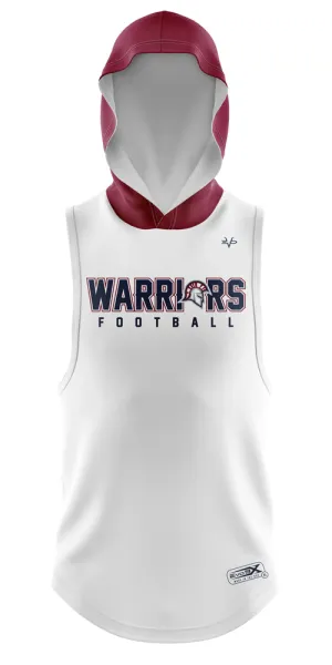 TR WARRIORS Football Lightweight Sleeveless Hoodie