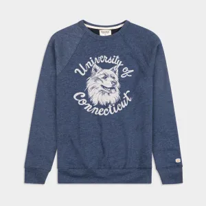 UConn Vintage Husky Logo Crewneck