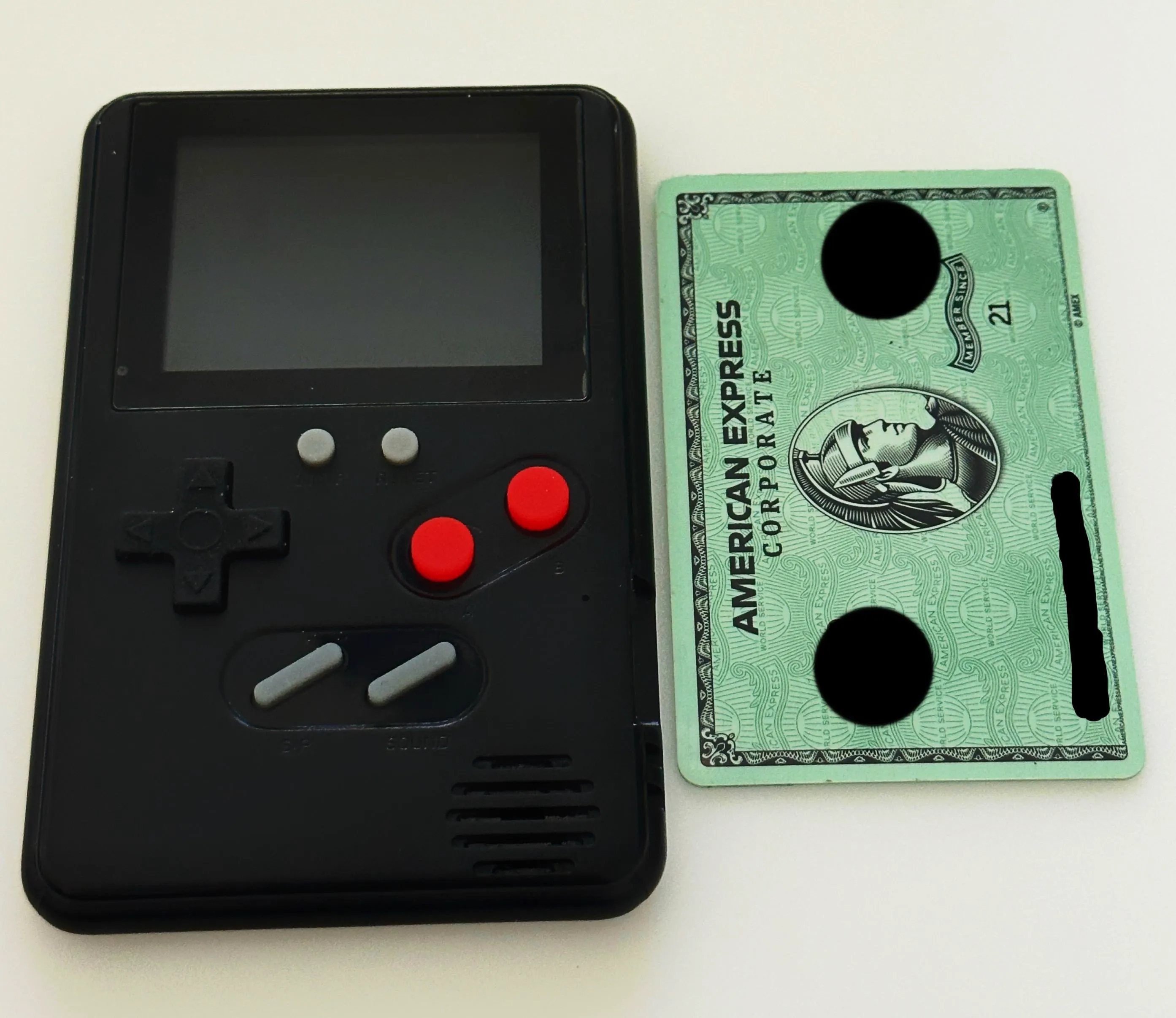 Ultimate Pocket Handheld Arcade 500 Games Slim Thin Small Travel Party Favor Rechargeable Mini USB