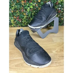 Under Armour Steph Curry 4 Low Basketball‎ Shoes 3000083-004 NICE Black Mens 9