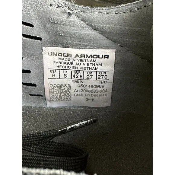 Under Armour Steph Curry 4 Low Basketball‎ Shoes 3000083-004 NICE Black Mens 9