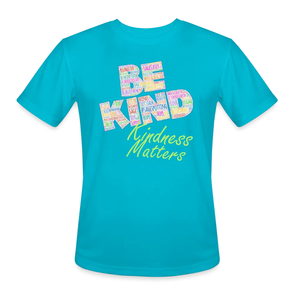 Unisex Athletic T-Shirt - Be Kind (WordCloud)