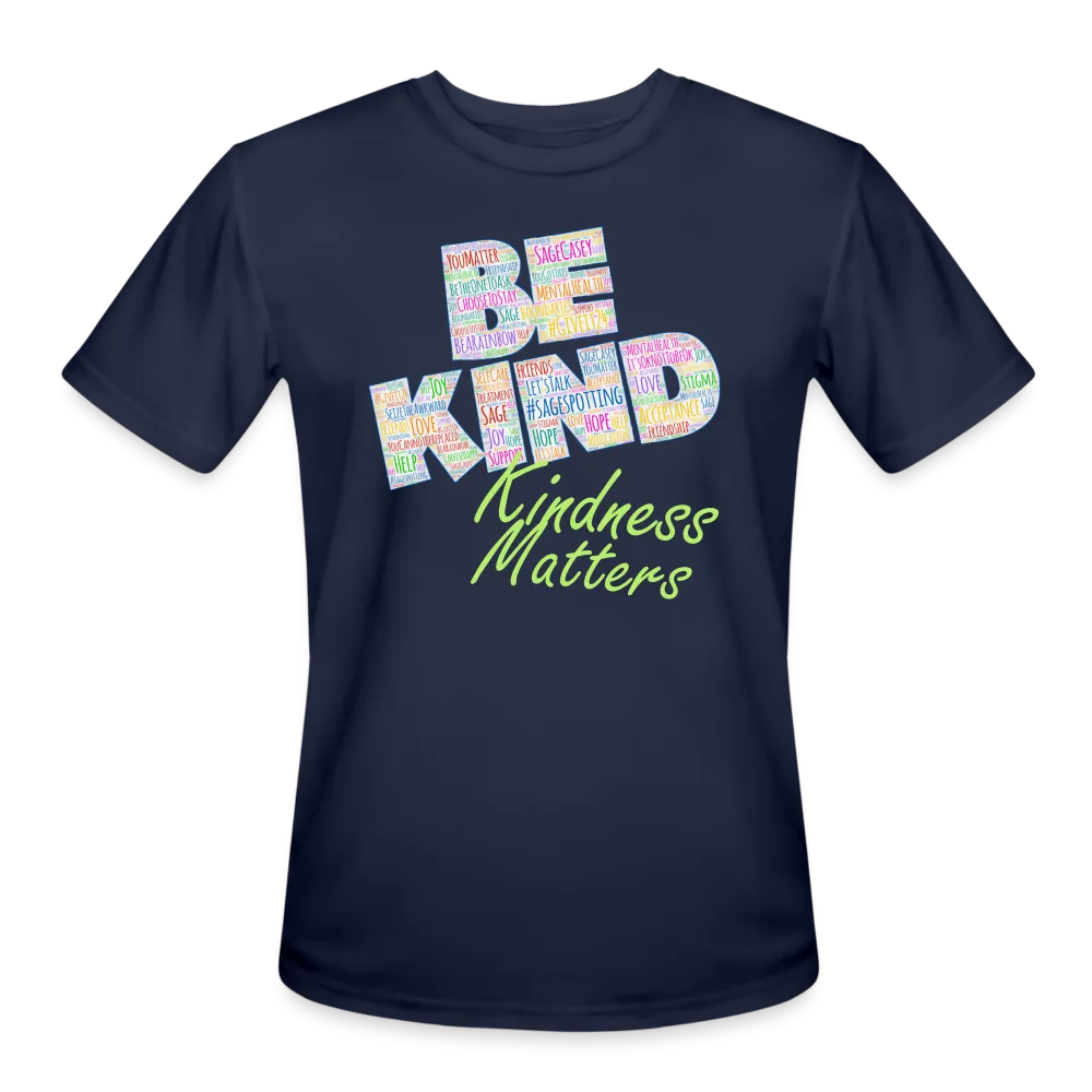 Unisex Athletic T-Shirt - Be Kind (WordCloud)