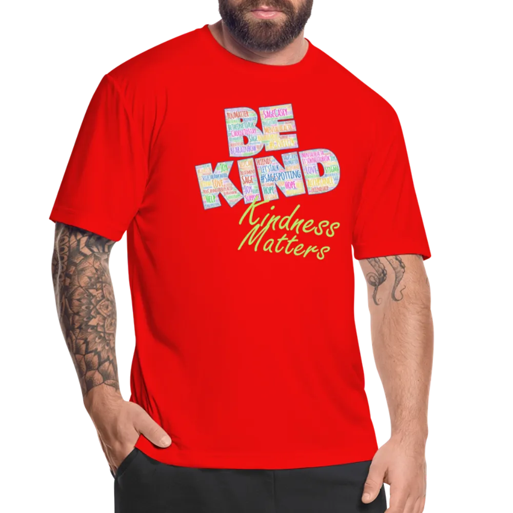 Unisex Athletic T-Shirt - Be Kind (WordCloud)