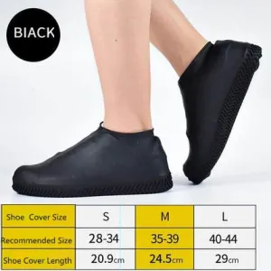 Unisex Waterproof Rainproof Non-Slip Silicone Shoes Cover
