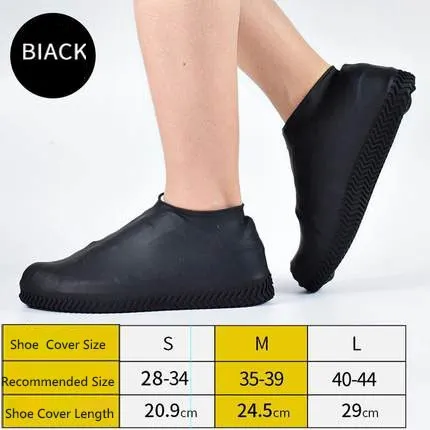 Unisex Waterproof Rainproof Non-Slip Silicone Shoes Cover