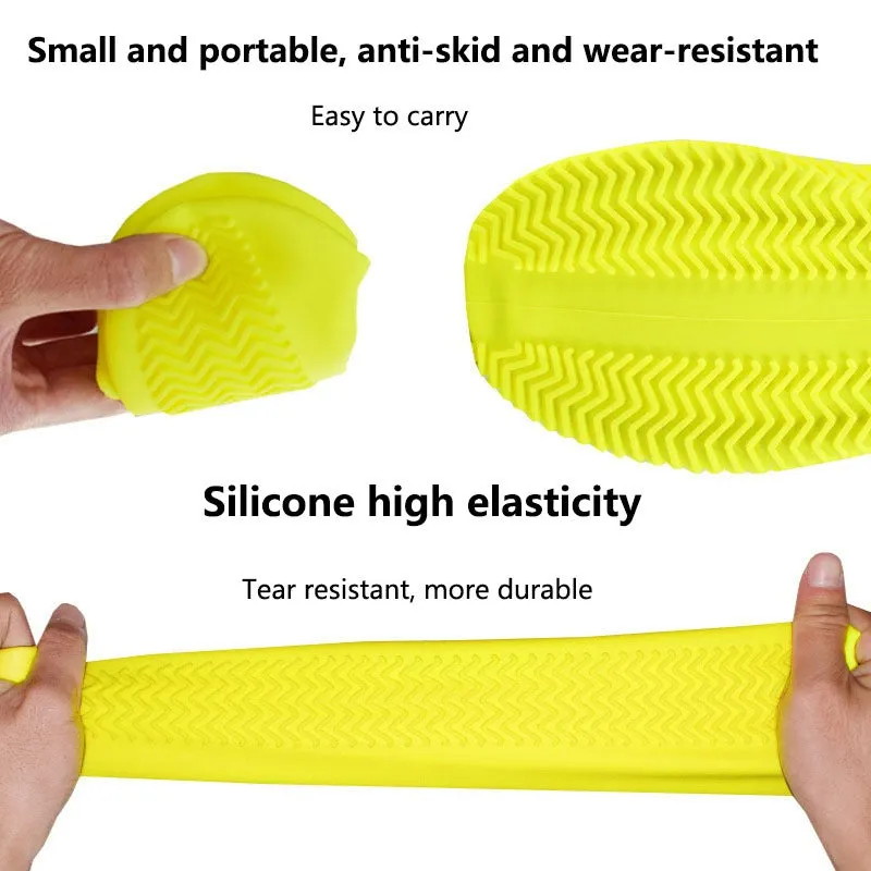Unisex Waterproof Rainproof Non-Slip Silicone Shoes Cover