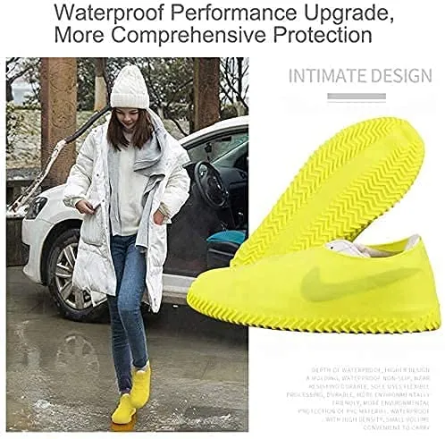 Unisex Waterproof Rainproof Non-Slip Silicone Shoes Cover