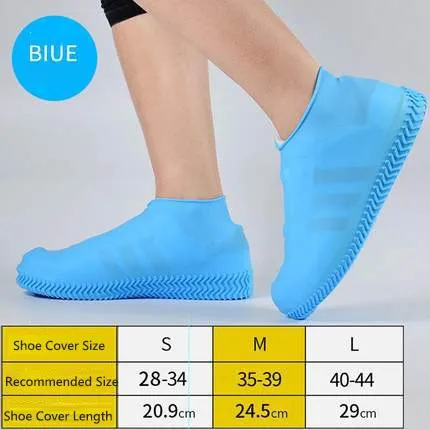 Unisex Waterproof Rainproof Non-Slip Silicone Shoes Cover
