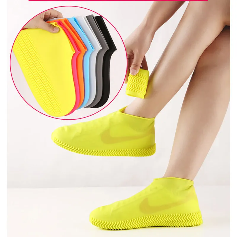 Unisex Waterproof Rainproof Non-Slip Silicone Shoes Cover