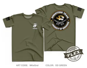 University of Missouri NROTC Core Men's SS Flex Performance Tee - MKeGnd