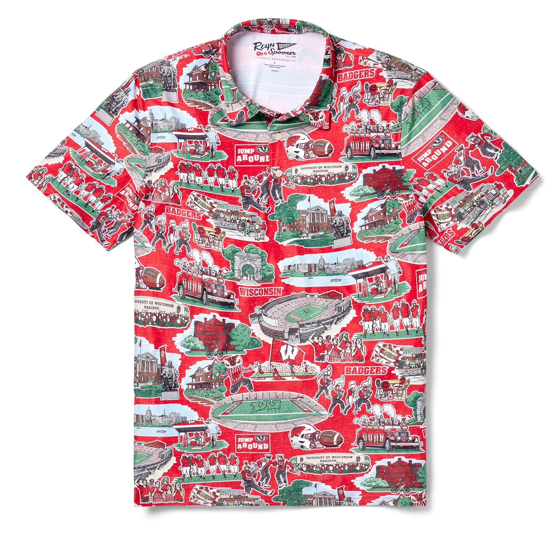 UNIVERSITY OF WISCONSIN SCENIC PERFORMANCE POLO