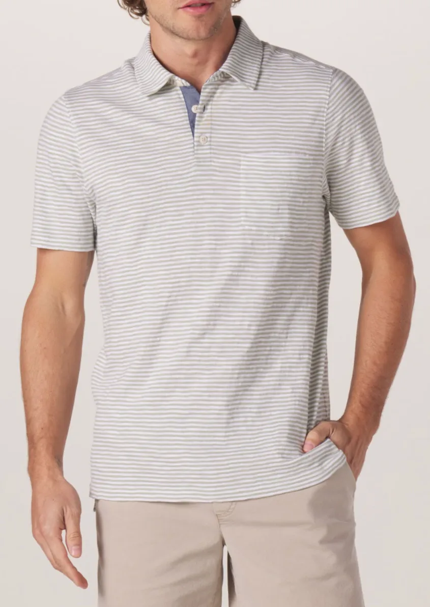Vintage Slub Pocket Polo