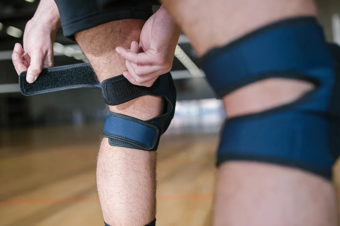 VKP500 Adjustable Volleyball Knee Pads - Navy