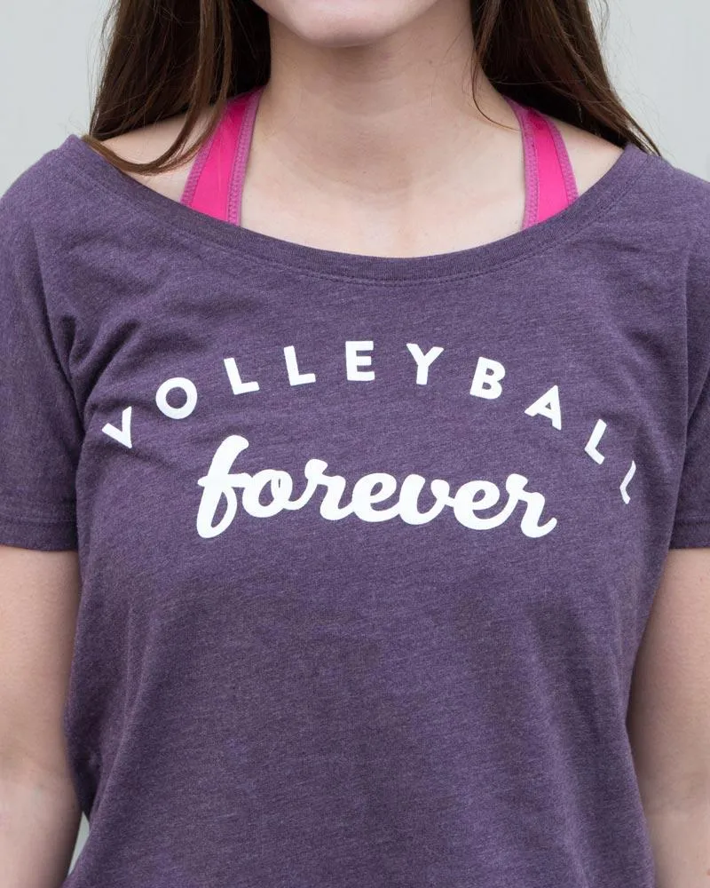 Volleyball Forever Ladies Short Sleeve Shirt