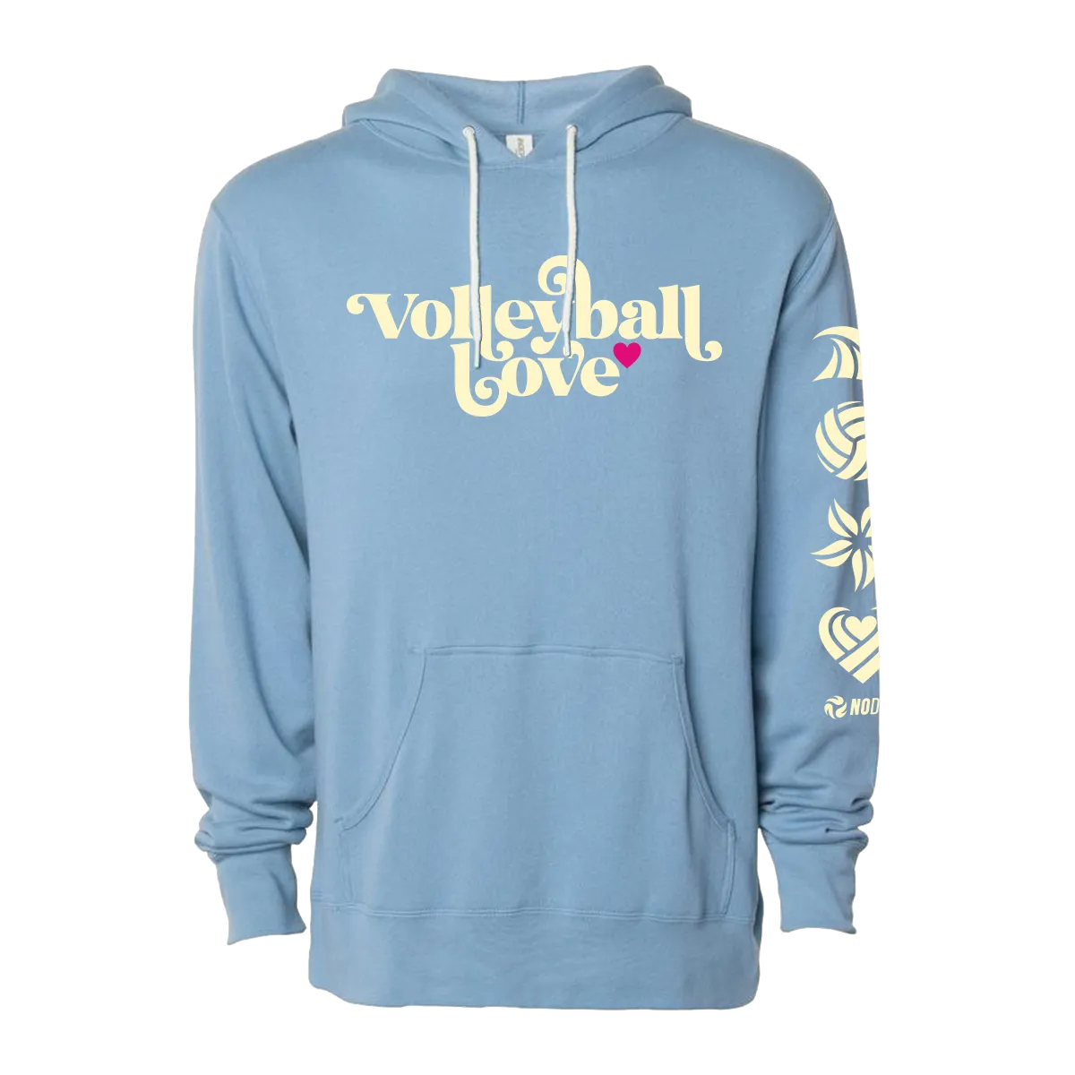 Volleyball Love Hooded Sweatshirt