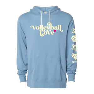 Volleyball Love Hooded Sweatshirt
