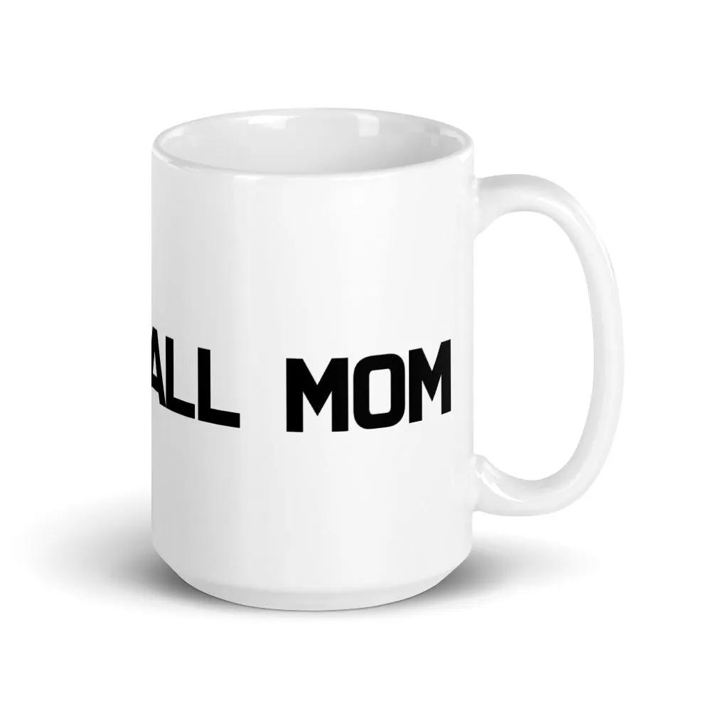 Volleyball Mom White Mug