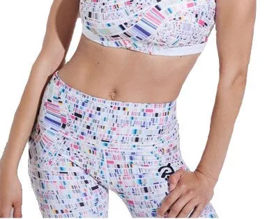 Wear It To Heart Women's Sumertime Wave High Waist Leggings $98 NWT