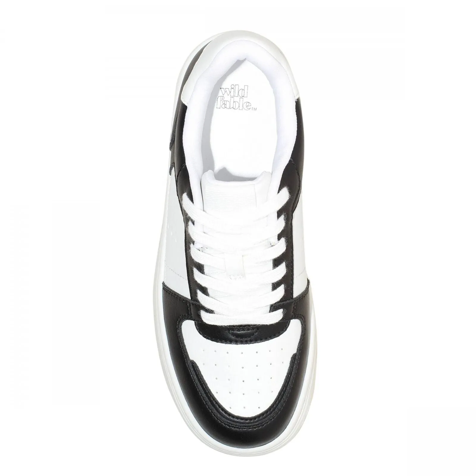 Wild Fable Womens Lola Lace-Up Sneakers with Memory Foam Insole Black 7.5M
