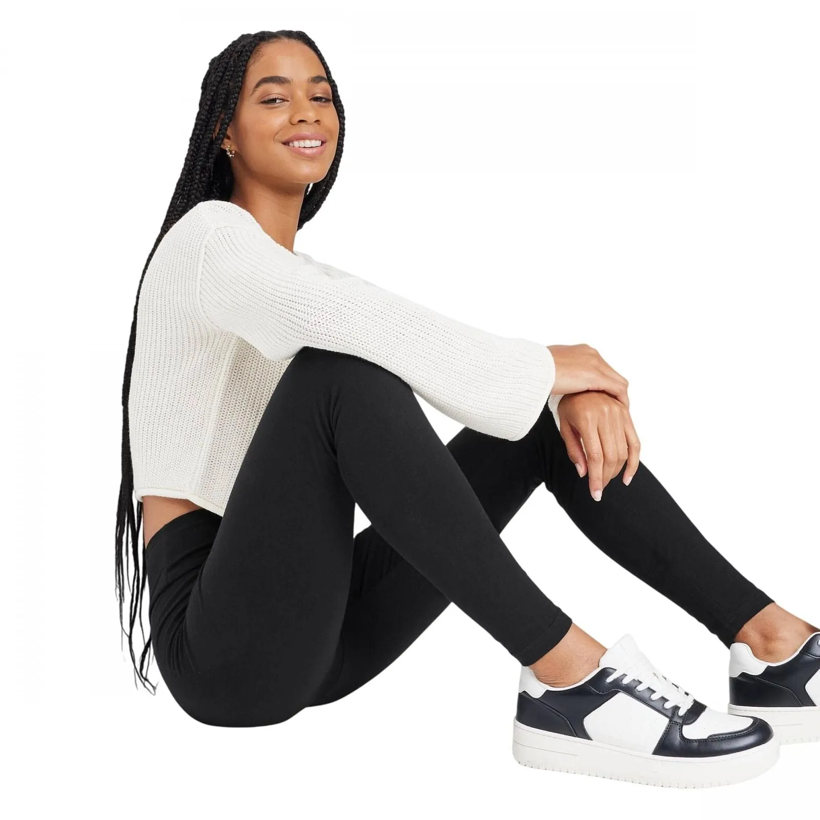 Wild Fable Womens Lola Lace-Up Sneakers with Memory Foam Insole Black 7.5M