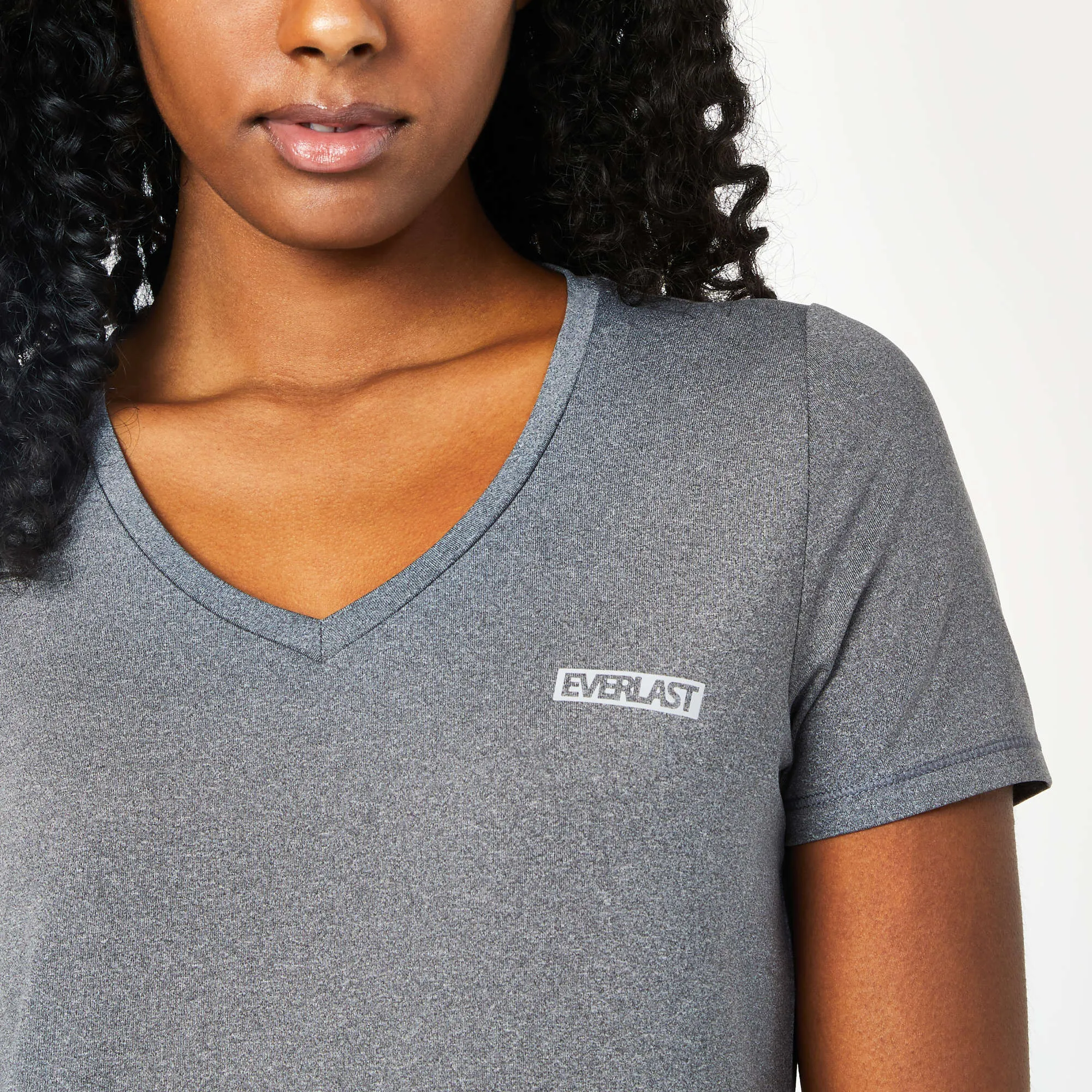 Women's V-Neck Mesh Tee