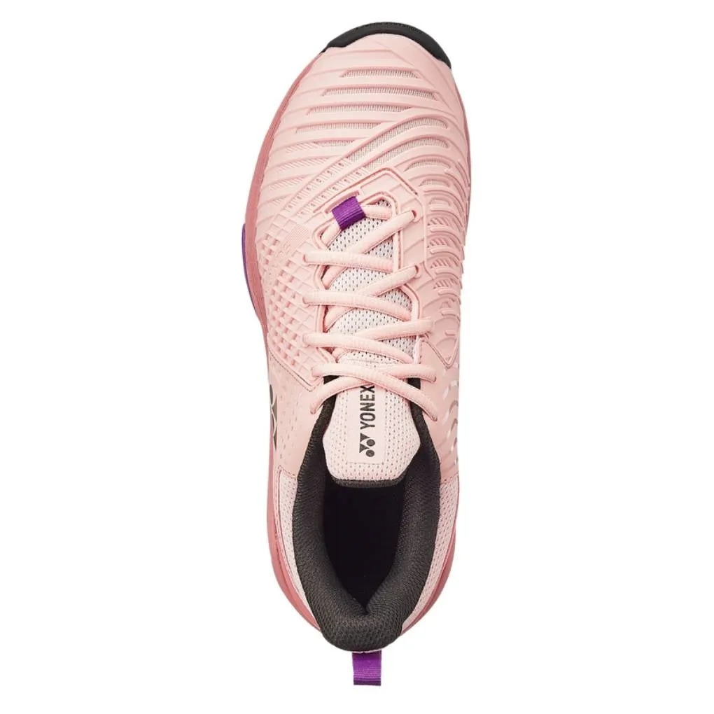 Yonex Power Cushion Sonicage 3 Women's Tennis Shoe (Pink/Beige)